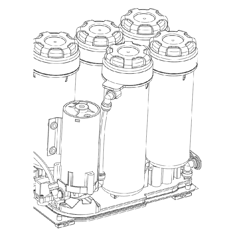 Система обратного осмоса Canature CRO-400UX1